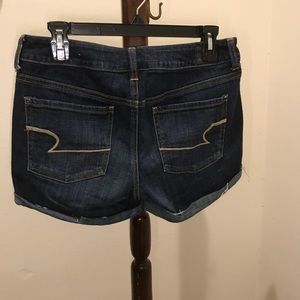 American Eagle distressed denim shorts size 8